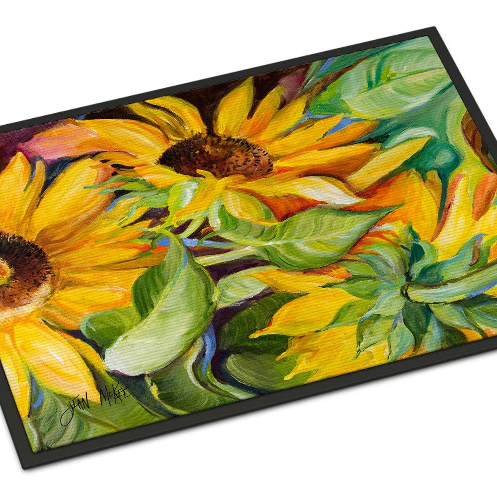 Sunflower Print Doormat 24x36 - Napa Valley Wildflower Co.