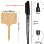 T - Type Bamboo Plant Label Stakes - Napa Valley Wildflower Co.