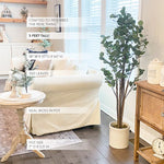 Tall Lifelike Potted Tree - Napa Valley Wildflower Co.