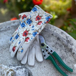 "The Caroline" Floral Gardening Gloves - Napa Valley Wildflower Co.