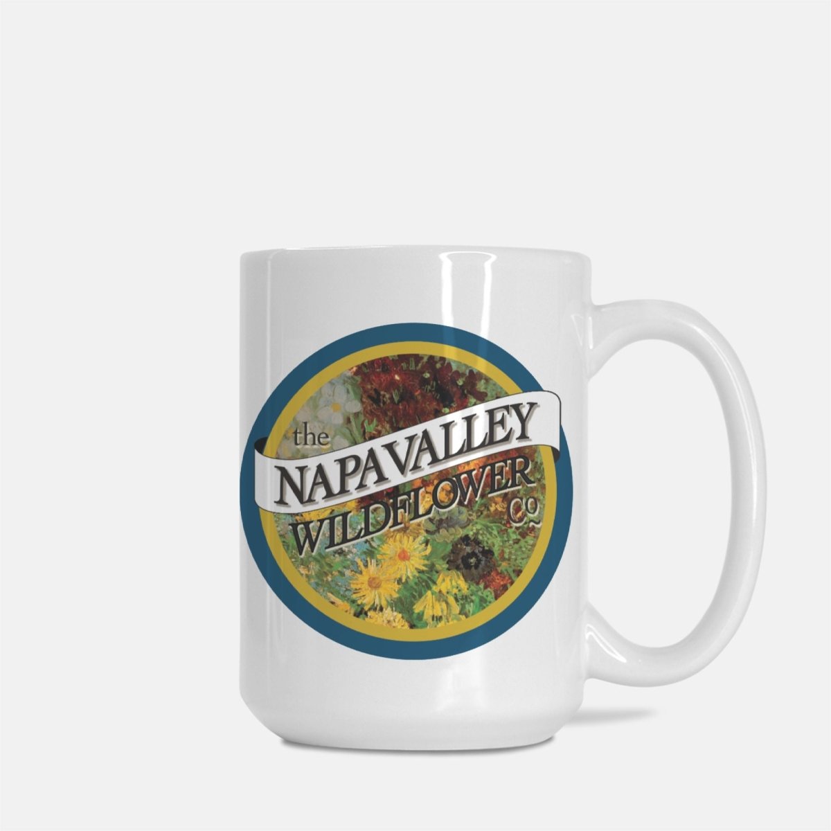 The Classic 15oz. Deluxe Mug | Napa Valley Wildflower Co. - Napa Valley Wildflower Co.