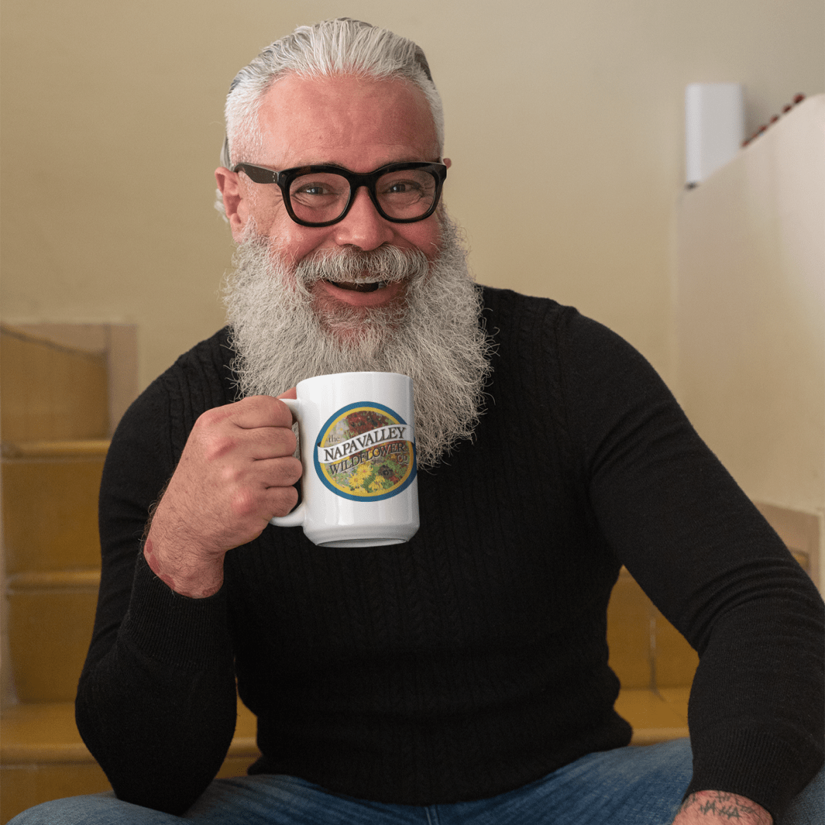 The Classic 15oz. Deluxe Mug | Napa Valley Wildflower Co. - Napa Valley Wildflower Co.