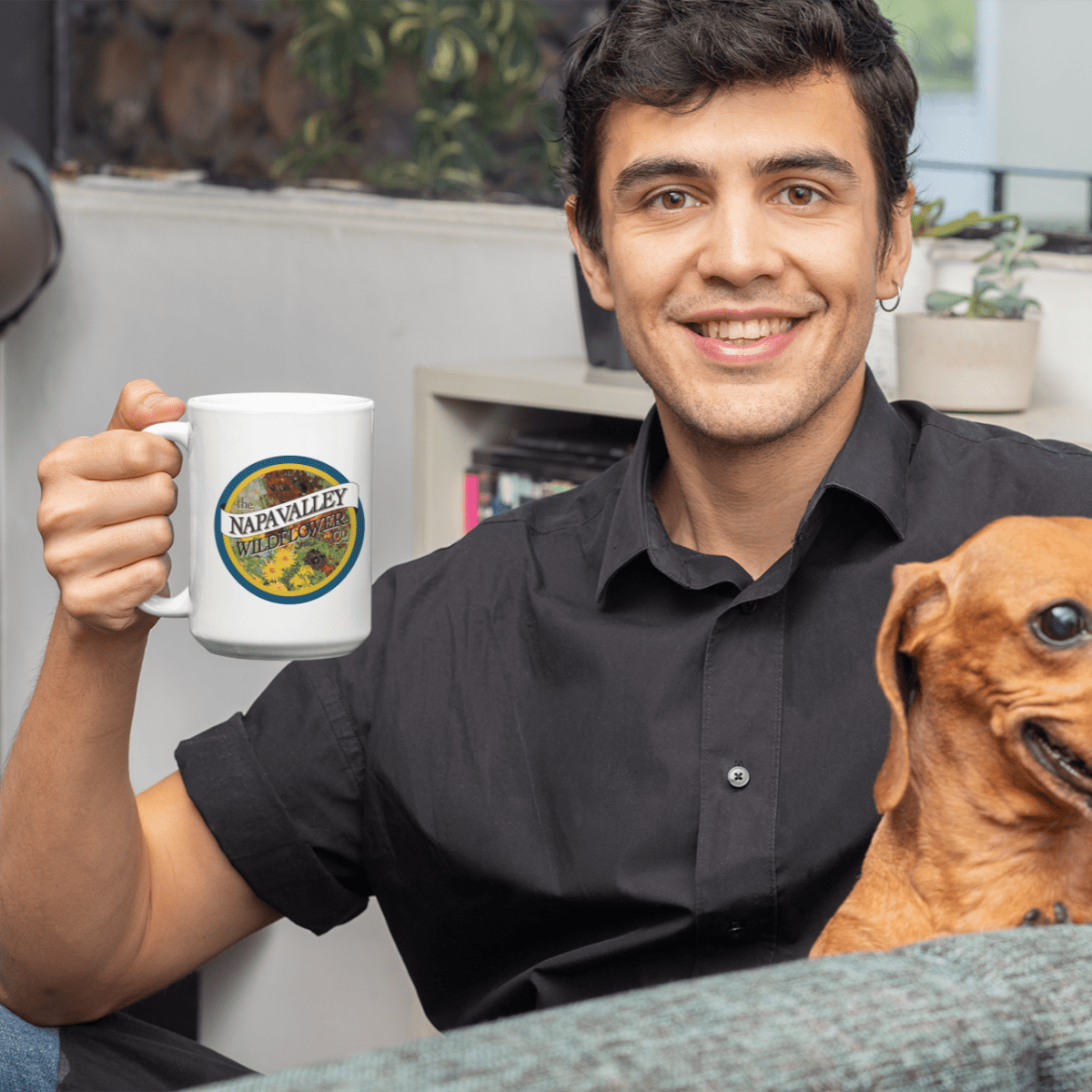 The Classic 15oz. Deluxe Mug | Napa Valley Wildflower Co. - Napa Valley Wildflower Co.