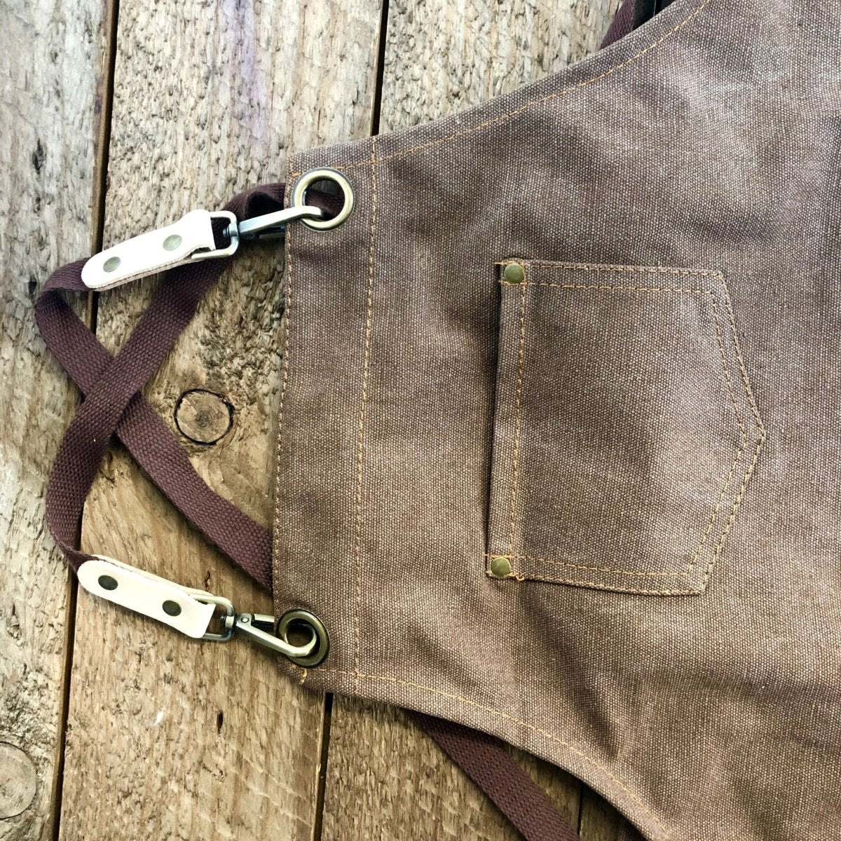 The Gardener's Waxed Canvas Apron - Napa Valley Wildflower Co.