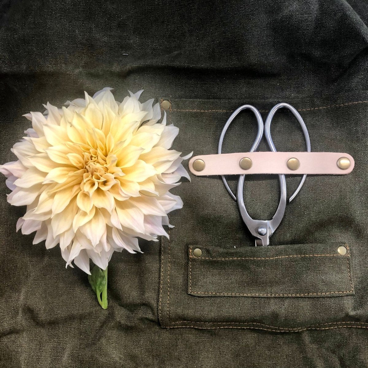 The Gardener's Waxed Canvas Apron - Napa Valley Wildflower Co.