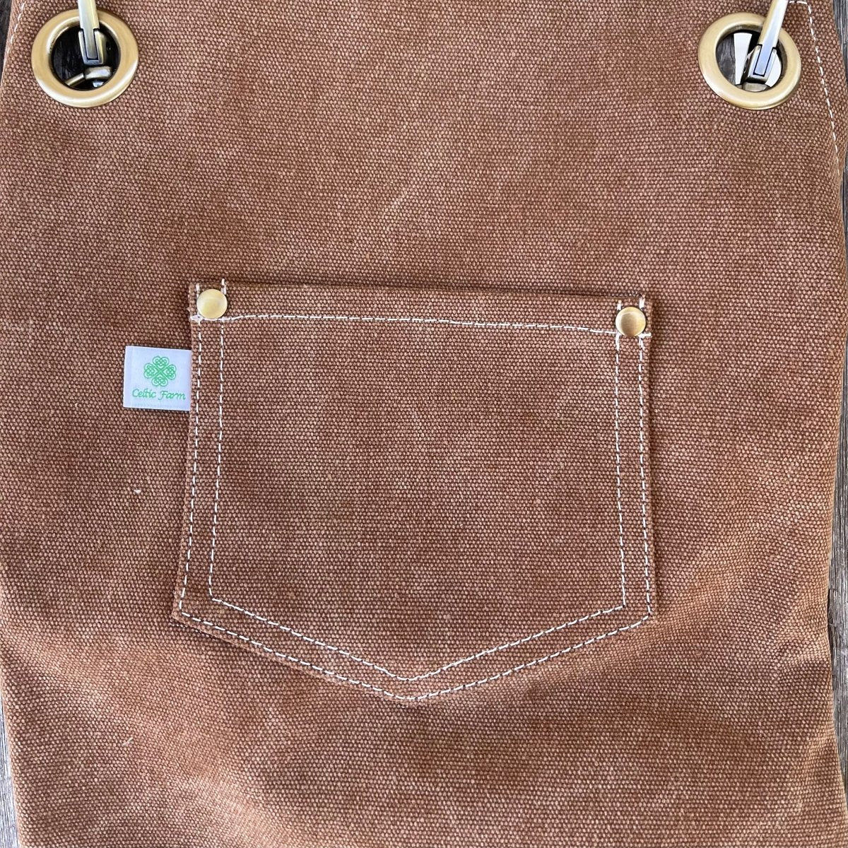 The Gardener's Waxed Canvas Apron - Napa Valley Wildflower Co.