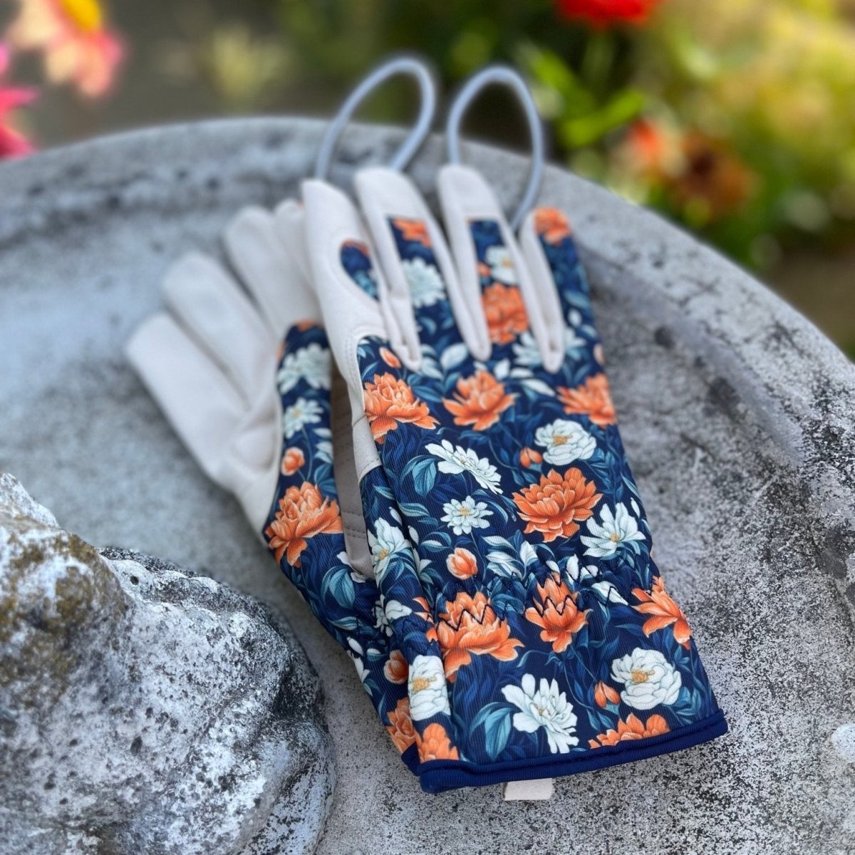 "The Olivia" Floral Gardening Gloves - Napa Valley Wildflower Co.