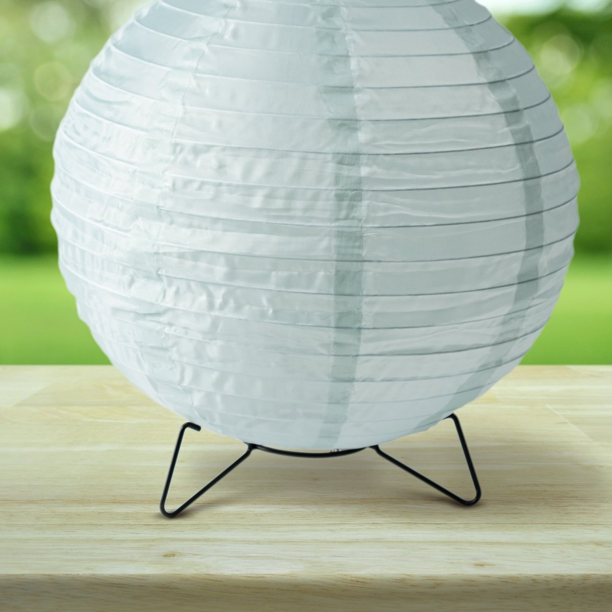Tri - Leg Lantern Stand for 12" Globe Lanterns – Outdoor Metal Base - Napa Valley Wildflower Co.