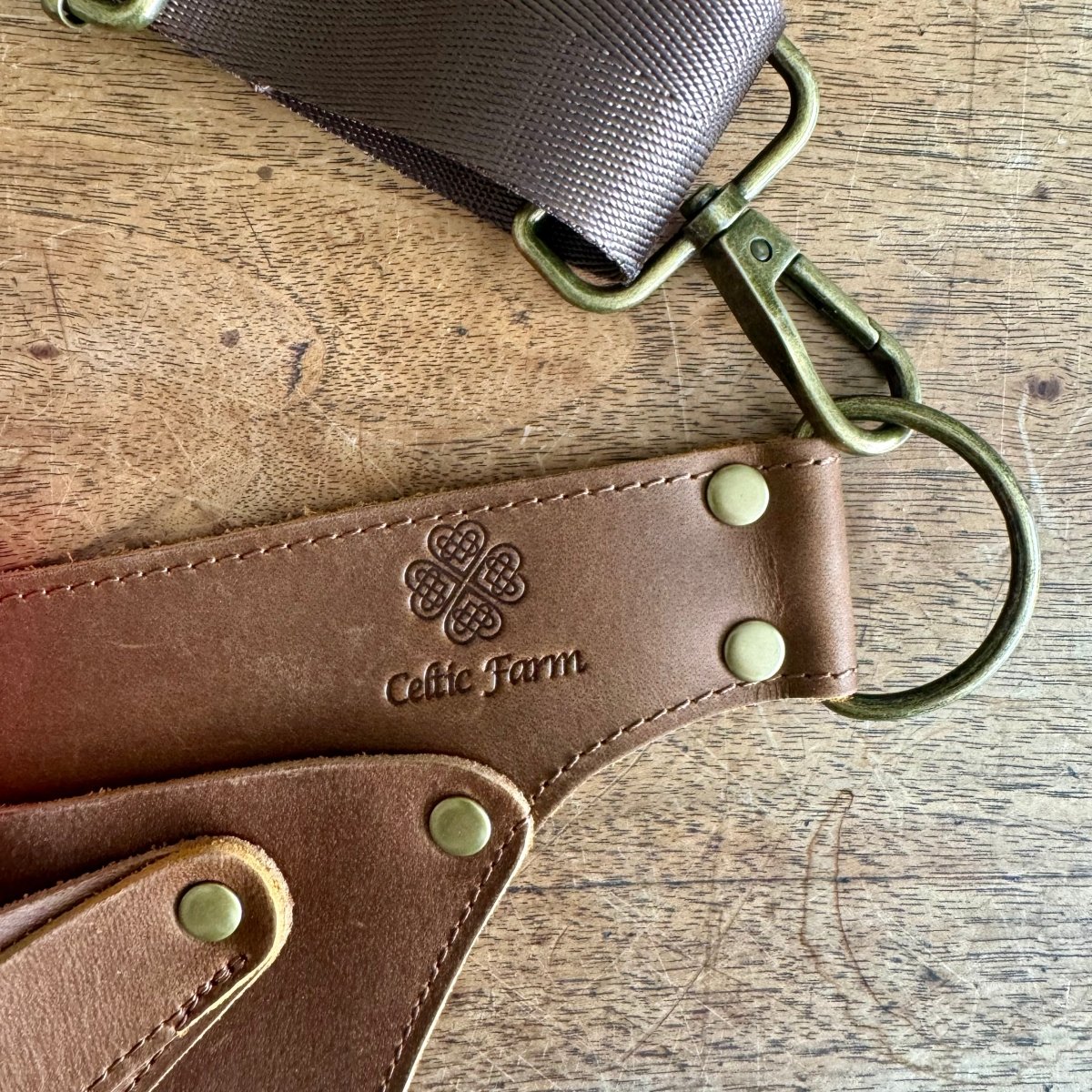 Ultimate Leather Garden Tool Belt & Holder - Extra Rivet Reinforced, Master Gardener Designed - Napa Valley Wildflower Co.