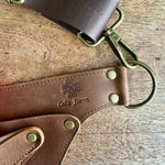 Ultimate Leather Garden Tool Belt & Holder - Extra Rivet Reinforced, Master Gardener Designed - Napa Valley Wildflower Co.