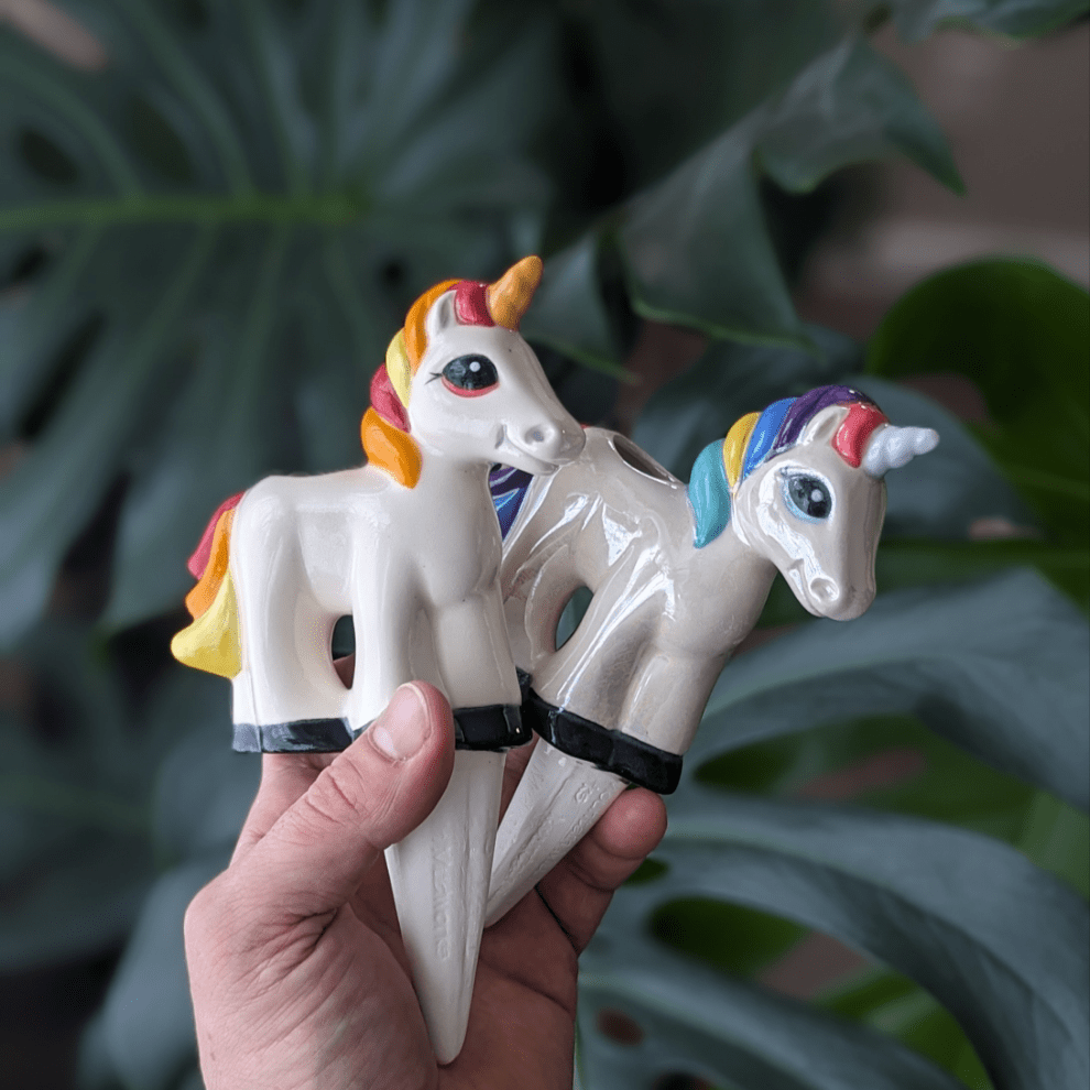 Unicorn Ceramic Watering Spike - Napa Valley Wildflower Co.