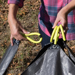 Universal Tarp Clean - Up Handles – 4 - Piece Heavy - Duty Yard Hauling Set - Napa Valley Wildflower Co.