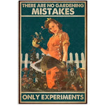 There are no mistakes in gardening, only experiments. Vintage Metal Garden Signs - Napa Valley Wildflower Co.
