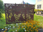 Wattle Twig Privacy Screen – Decorative Steel Wall & Garden Panel 46" - Napa Valley Wildflower Co.