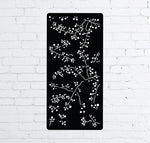 Wattle Twig Privacy Screen – Decorative Steel Wall & Garden Panel 46" - Napa Valley Wildflower Co.