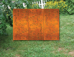 Wattle Twig Privacy Screen – Decorative Steel Wall & Garden Panel 46" - Napa Valley Wildflower Co.