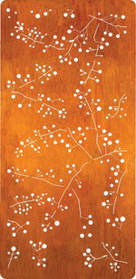 Wattle Twig Privacy Screen – Decorative Steel Wall & Garden Panel 46" - Napa Valley Wildflower Co.