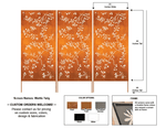 Wattle Twig Privacy Screen – Decorative Steel Wall & Garden Panel 46" - Napa Valley Wildflower Co.