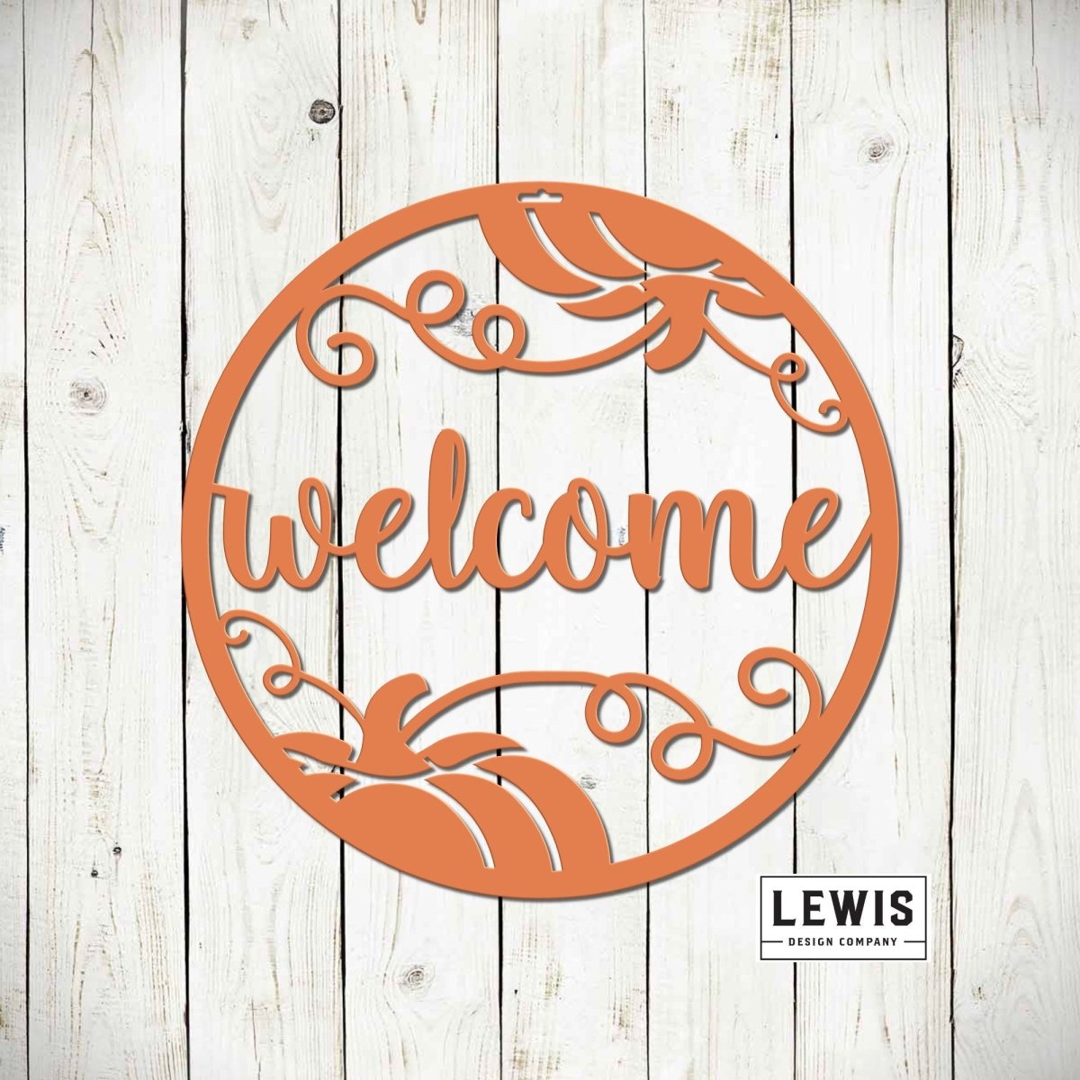 Welcome Fall Metal Door Hanger - Napa Valley Wildflower Co.