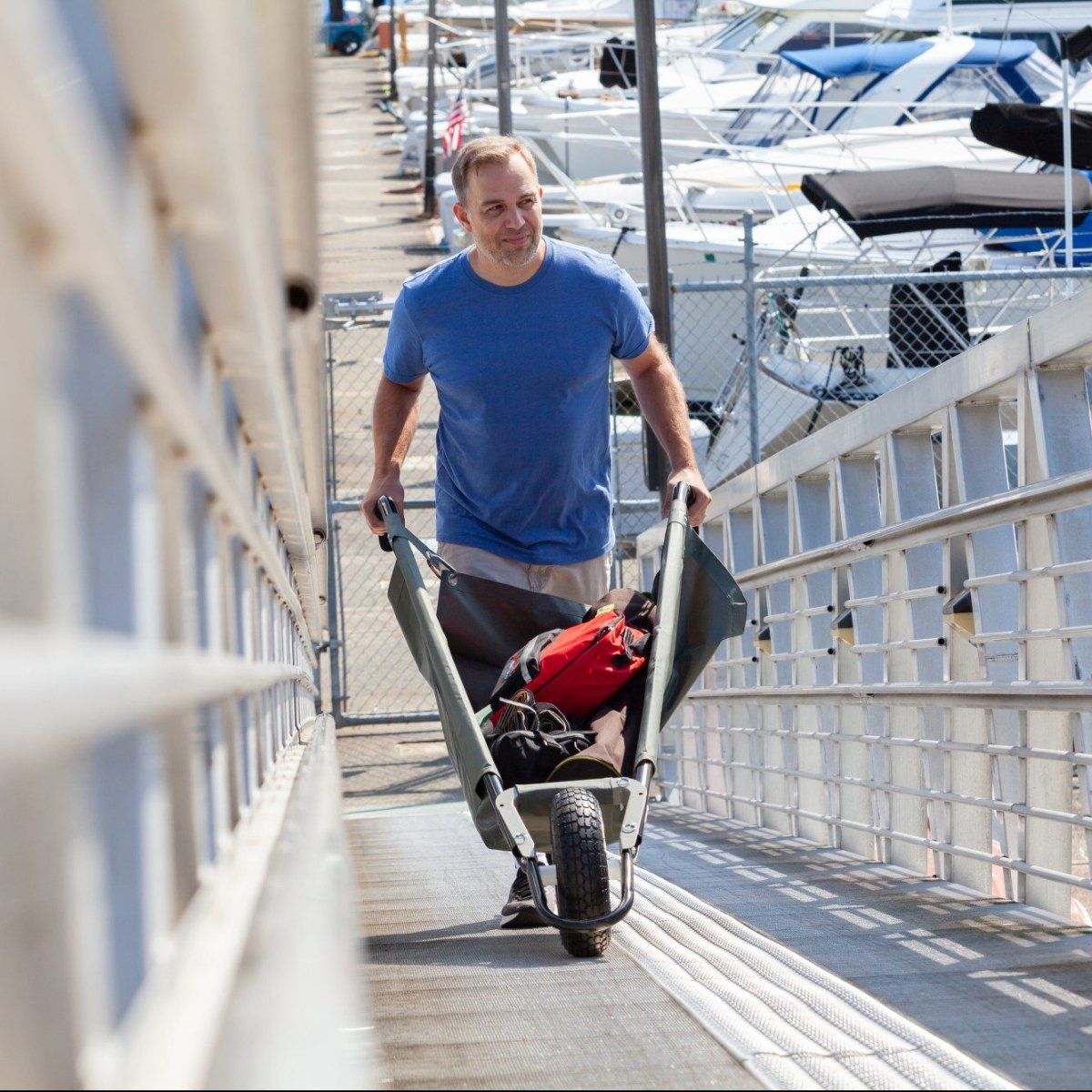WheelEasy™ Foldable Garden Cart - Napa Valley Wildflower Co.