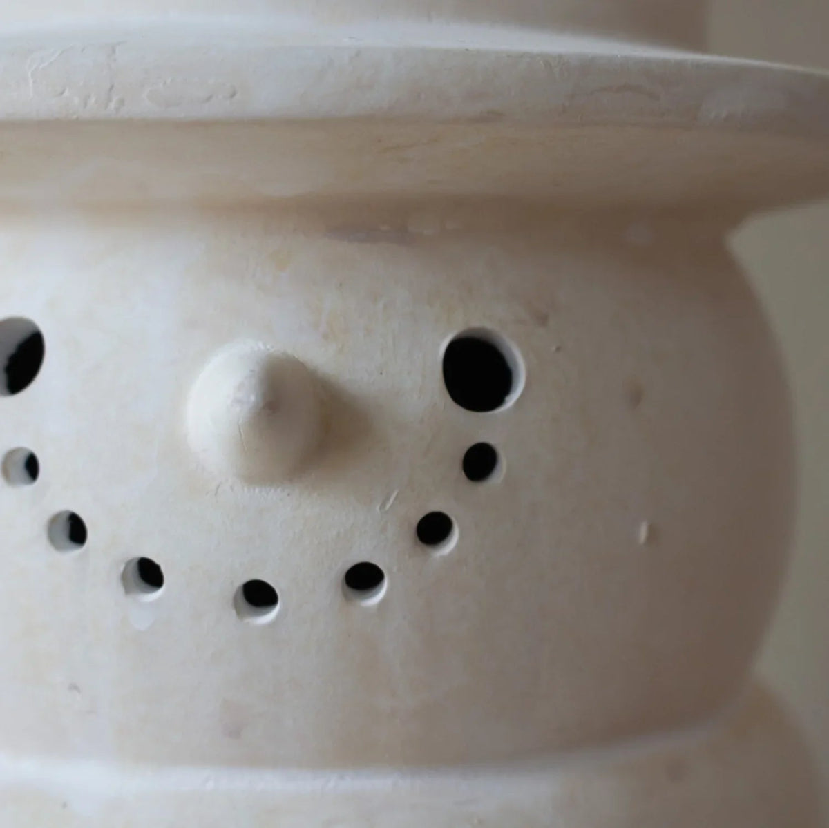 White Terracotta Snowman Figurine | 2 Sizes - Napa Valley Wildflower Co.
