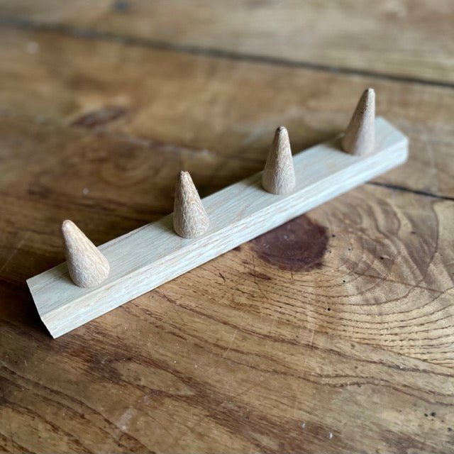 Wood Dibbler for Seed Trays & Beds - Line Seed Hole Maker - Napa Valley Wildflower Co.
