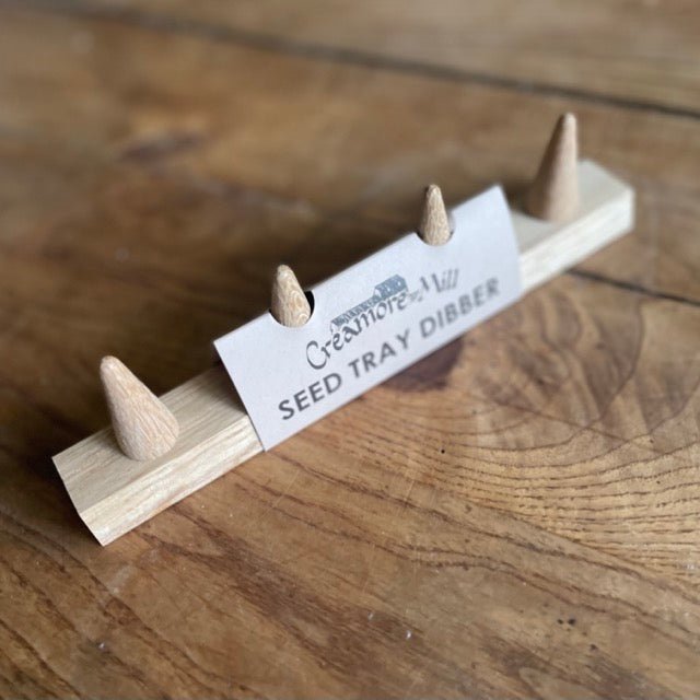 Wood Dibbler for Seed Trays & Beds - Line Seed Hole Maker - Napa Valley Wildflower Co.
