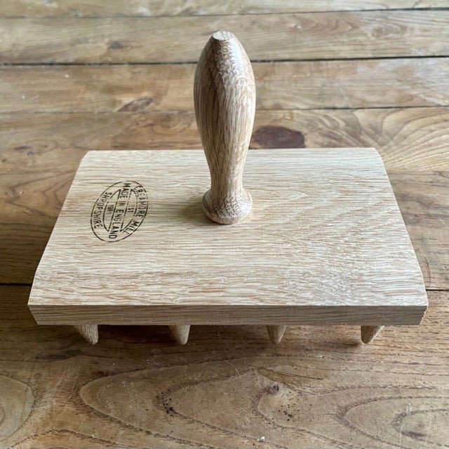 Wood Dibbler for Seed Trays & Beds - Multiple Seed Hole Maker - Napa Valley Wildflower Co.