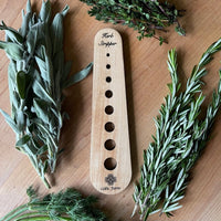 Wooden Herb Stripper - US Made | American Maple - Napa Valley Wildflower Co.