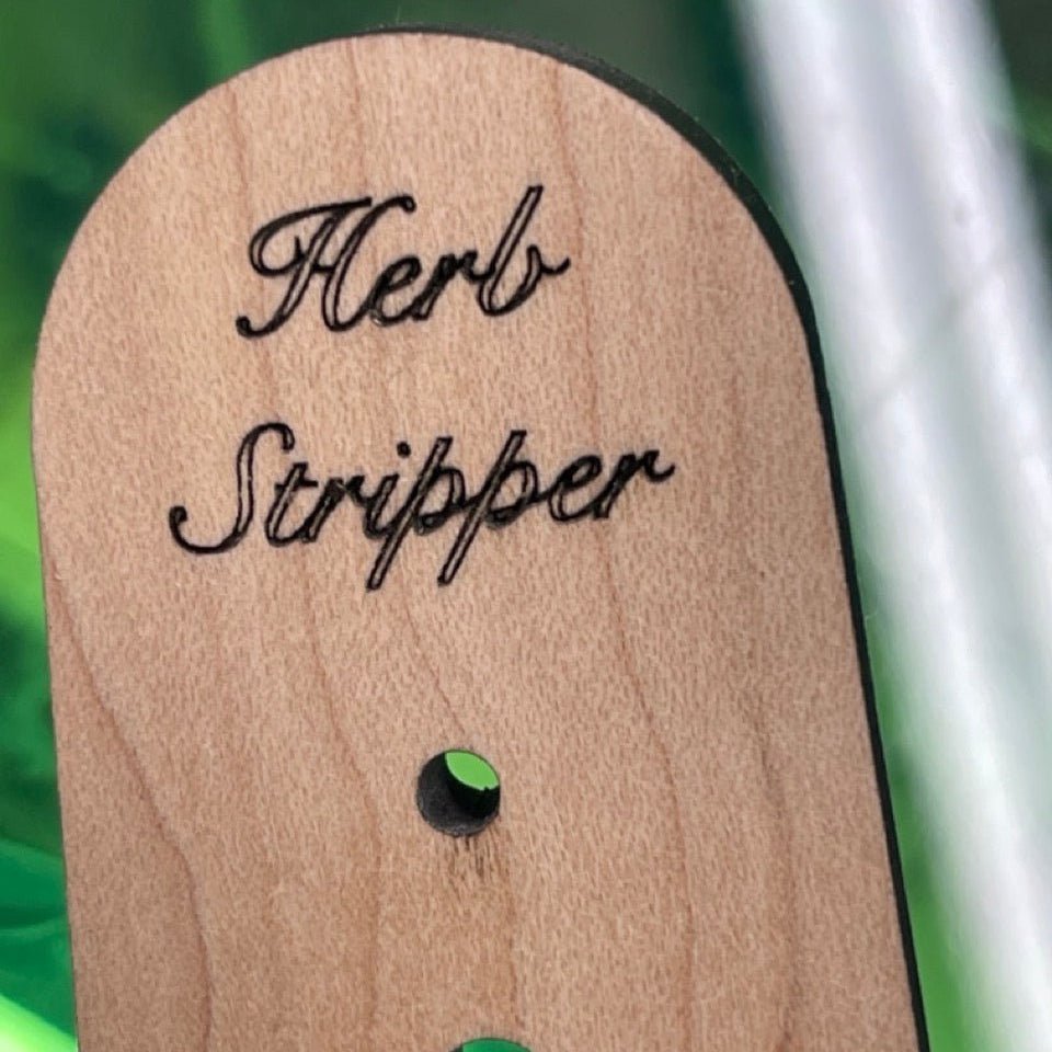 Wooden Herb Stripper - US Made | American Maple - Napa Valley Wildflower Co.